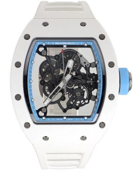 Review Richard Mille RM 055 Bubba Watson Asia Edition Ceramic Rubber Manual Wind Watch reviews